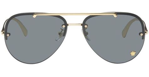 versace glam|Medusa Glam Sunglasses Gold .